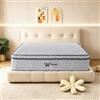 YIDATONG Materasso 140 x 200 cm, Molle Insacchettate e Memory Foam, Altezza 28 cm | Materasso Matrimoniale, Certificato Oek-Tex, Ergonomico 7 Zone, Anallergico, Antiacaro, Traspirante, Ortopedico, Comfort