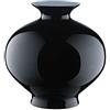 ONLYLUX Vaso in Vetro Aurora H. 30 Opale Nero OL01814