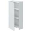 Arreditaly Pensile Bagno Sospeso Con Anta Reversibile E 2 Ripiani Regolabili Mobile Salvaspazio Da Parete In Melaminico Per Bagni Moderni E Piccoli Spazi 60 x 30 x 16 Cm Bianco
