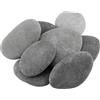 HEIYUET 10 Pietre Piatte da dipingere, 5-8 cm, Pietre Grandi Lisce, ciottoli Grigi, ciottoli di Fiume, Pietre Decorative Grandi, Pietra Naturale per Artigianato Creativo, Pittura Arte