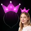 LQTSLFM LED Corona Lampeggiante Cerchietto, Accessorio Capelli Coroncine Luminoso | Coroncine Luminose Cerchietto, LED Corona Lampeggiante Luminoso, per Halloween Festa di Carnevale, Musica Concerto
