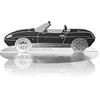 4R Quattroerre.it Modellino Sagoma Incisa Auto Fiat Barchetta in Acciaio Inox