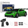NULA 1:43 RC Auto Drift Car 20KM/H con Gyro, 2.4GHz 4WD Veicolo Sportivo da Corsa in Proporzioni Piene, Velocità Regolabile e Illuminazione LED per Adolescenti e Adulti - D43-01/02