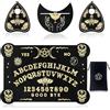 YinnFeen Set Tavola Ouija in Legno, Tavola Divinatoria Metafisica con Planchette, Luna Stelle Tavola Spiritica Ouija Nera da Divinazione con Custodia per Tarocchi per Adulti