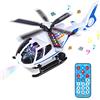 SHANNA Aerei Giocattolo Bambini, Telecomandato Giocattolo dell'aeroplano Aeroplano di Giocattoli Educativi per Veicoli, Elicottero Giocattolo con luci a LED e musica Ragazzo Ragazze Regalo (bianca)