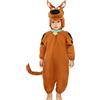 Funidelia | Costume di Scooby Doo per neonati Scooby, Cartoni Animati - Costume per Bambini e accessori per Feste, Carnevale e Halloween - Taglia 12-24 mesi - Marroni