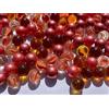 FAIRY TAIL & GLITZER FEE 100 palline di vetro colorate in edizione speciale, 16 mm, gioco di marmi rosso