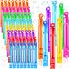 CIANBIFN 64 Pezzi Bolle di Sapone Bambini, Pensierini per Bambini Dopo Festa, Bolle Sapone con 8 Colori per Feste di Compleanno per Bambini, Matrimoni, Giochi All'aperto