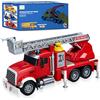 CELMAN Grande camion dei pompieri giocattolo 1:16 con siringa ad acqua, luce e suono, vigili del fuoco veicoli giocattolo regalo per bambini ragazzi 3 4 5 6 7 8 anni