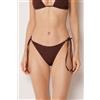 Calzedonia Slip Lacci Costume Crinkle Waves Marrone