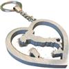 Handmade Italia, Made in Italy, bella Italia, cuore italiano, portachiavi penisola italiana in alluminio