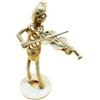 Handmade Generico Figura in acciaio suonatore di violino idea regalo fatta a mano | Fatta a Mano