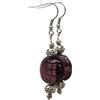 ThurColas Orecchini con perle in vetro stile chic boho acciaio inox fatti a mano in Francia
