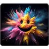 ELLENNE Tappetino Mousepad 240x200mm | Sorriso di Colori | C90 | Tappetino per Mouse 240x200mm | Superficie in Lycra Ultra-Liscia | Antiscivolo, Lavabile per Casa Ufficio Laptop PC Gaming