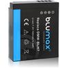 Blumax Batteria di ricambio Blumax compatibile con Panasonic DMW-BLH7 / DMW-BLH7E / DMW-BLH7PP Lumix DMC GM1 GM5 GF7 GX800 GF7 LX15 | 7,2 V 700 mAh