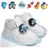 TicEaik AirTag - Custodia per scarpe per bambini, 2 custodie e 6 motivi a cartoni animati, confezione da 2 clip nascoste in silicone per Apple AirTag, supporto per Airtag per bambini