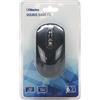 Waytex 65420 - Mouse wireless 2,4 GHz per computer con Nano ricevitore USB e sensibilità regolabile fino a 1600 DPI portata del segnale fino a 10 m, tecnologia ottica - nero