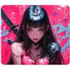 ELLENNE Tappetino Mousepad 240x200mm | Guerriera Cyber | C106 | Tappetino per Mouse 240x200mm | Superficie in Lycra Ultra-Liscia | Antiscivolo, Lavabile per Casa Ufficio Laptop PC Gaming