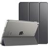 TiMOVO Cover per iPad 9/8/7 Generazione 10.2, Grigio Siderale | Custodia con Guscio Posteriore Traslucido, Smart Cover, Auto Svegliati/Sonno