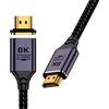 NFHK Connettore magnetico 8K Type-A HDMI 2.1 maschio a maschio dritto cavo video per laptop HDTV 200CM