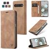 Owlhold Cover Google Pixel 7 Pro, Custodia Magnetica Portafoglio Flip [Antiurto] [Cavalletto] [Carta Fessura] in Pelle - Marrone