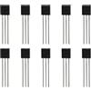 eMagTech 10 Pezzi Di Transistor JFET A Canale N A 3 Pin 2SK170BL Per Elettronica Audio E Di Precisione
