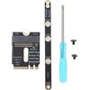 eMagTech M.2 WiFi L'adattatore A SSD Nvme Supporta Il Protocollo Nvme PCIe4.0 A M2 NGFF Key A+E7210 Compatibile con 2230/2242/2260/2280