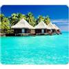ELLENNE Tappetino Mousepad 240x200mm | Rifugio Tropicale | C61 | Tappetino per Mouse 240x200mm | Superficie in Lycra Ultra-Liscia | Antiscivolo, Lavabile per Casa Ufficio Laptop PC Gaming