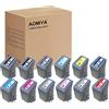 Aomya Sostituzione della cartuccia compatibile Canon PFI - 1000 Utilizzo di immagini Prograf Pro - 1000 stampante Canon compatibile 80ml 12 Pack PFI-1000 (PBK,MBK,C,M,Y,R,PM,GY,PC,CO,PGY,B)