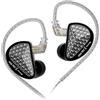 CCA KZ AS16 PRO X - Auricolari in-ear per monitor HiFi, 16BA, driver ad armatura bilanciata, auricolari IEM per musicisti, cantanti, audiofili, DJ e batteristi