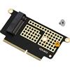 eMagTech Scheda Adattatore di Conversione SSD M.2 NVME Compatibile con Mac-Book PRO 13 A1708 2016-2017 Versione Senza Touch Bar Parti di Ricambio per Laptop