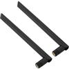 eMagTech 2 Pezzi 868 MHz RP-SMA Antenna Maschio 5dBi Antenna Pieghevole Da 90 Gradi Sostituzione Compatibile Con LoRa Helium HNT Compatibile Con LoRaWAN