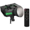 PATONA Luce LED professionale per foto e video, COB 120 W | ML-1200, Bi-Color, Temperatura Colore 3200K-5600K, 9800 Lumen, Display LCD, Telecomando, Studio & Outdoor
