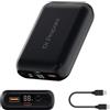 Dr.Prepare Power Bank 16000 mAh per Gilet Riscaldato, Telefono, Tablet, Ventilatore da Tavolo, 3 Uscite, Type-C In & Out, Uscita USB, Uscita DC, 5V/ 7,4V, Ricarica Rapida