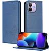 XINYEXIN Custodia in Pelle per Xiaomi Redmi Note 17 Pro 5G | Blu, Cover a Libro, Portafoglio, Blocco RFID, Slot per Carte, Chiusura Magnetica, Supporto, Antiurto