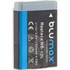 Blumax Batteria compatibile con Canon NB-13L, 1250 mAh, per PowerShot G1 X Mark III - G5 X G9 X Mark II - G7 X Mark III - SX730 HS - SX740 HS