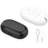 Ermorgen Confezione da 2 adattatori USB-C compatibili con cavo Google Fitbit Air | Caricabatterie magnetico resistente all'usura per smartwatch Google Fitbit Air - Nero/Bianco