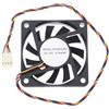 eMagTech Ventola di Raffreddamento per PC A 4 Pin 60x60x10mm 12V DC R126010BUAF Compatibile con Everflow 14005200 RPM
