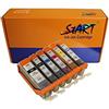 START - 6 cartucce di inchiostro compatibili per Canon PGI-580 PGBK XXL Blac. CLI-581BK XXL Photo-Black. CLI-581C XXL ciano CLI-581M XXL Magenta. CLI-581Y XXL Yellow. CLI-581PB XXL Photo-Blue