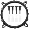 eMagTech Kit di Montaggio Staffa di Raffreddamento Processore Compatibile con Intel CPU Socket LGA1700 1200 775 1150 1151 1155 1156 Componenti del Computer Desktop, Nero