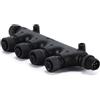 PLOSON SC-N2K_6PT NMEA2000 hubs (6 ports) NMEA 2000 N2K 4 Ports T Connector 5 Pin IP67 Waterproof Tee Connector NMEA 2000 Starter Kit for Lowrance for Navico for Garmin Networks