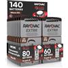 Udivita 140 Batterie Per Apparecchi Acustici Auricolari Rayovac Extra Misura 312 PR41 (Marroni) - 10 Blister da 8 e 10 Blister da 6 Pile