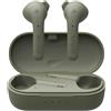 Defunc True Music Auricolari Wireless - Suono Cristallino, Alta Qualità del Microfono, Batteria Lunga Durata, Custodia di Ricarica Portatile, Comandi Touch, Resistenti all'Acqua e al Sudore, Verde