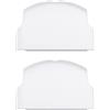 eMagTech 2 Pezzi Di Ricambio Per Porta Batteria Custodie Protettive Compatibile Con SONY P-S-P 2000 2003 2004 3000 3003 3004 Accessori Console In Plastica Bianca