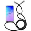 westwindstore Custodia con cordino per Samsung Galaxy A70, colore: Nero/Argento