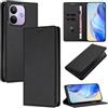XINYEXIN Cover per Xiaomi Redmi Note 17 Pro 5G | Nero, Cover a Libro, Portafoglio, Blocco RFID, Slot per Carte, Chiusura Magnetica, Supporto, Antiurto
