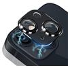 LanQii Kameraschutz Kompatibel mit iPhone 13/iPhone 13 Mini, Metall Panzerglasfolie Kamera Linse Protector, 9H Härte Kamera Schutzfolie für iPhone 13/iPhone 13 Mini, Schwarz