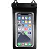 Generic Custodia impermeabile per telefono, custodia impermeabile IPX8 per iPhone 17/16/15/14 Pro Max, borsa asciutta per telefono cellulare essenziale per spiaggia e crociera, touch screen, cordino incluso