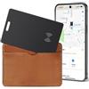 Lizoak Wallet tracker GPS android,1.6 mm ultra sottile tracker karte android,Ricaricabile senza cavo,IP68 impermeabile Compatibile con Google ''Trova il mio dispositivo'' per rimorchi per bagagli,cellulari
