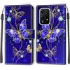 KENHONER Custodia per Honor 200 Lite 5G, Farfalla | Portafoglio Pelle PU, Magnetica, Resistente Agli Urti, Scomparto Carte Credito, Pieghevole, Flip Libro, Motivo